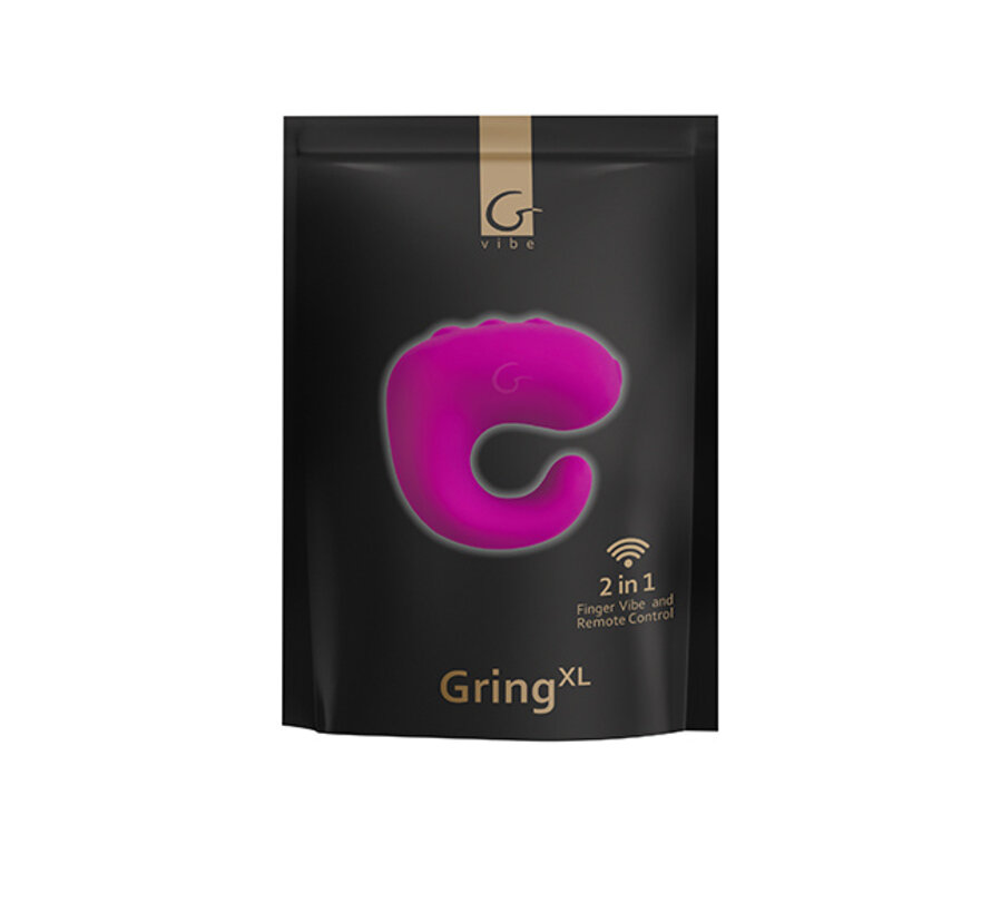 Gvibe - Gring XL Vinger Vibrator Sweet Raspberry