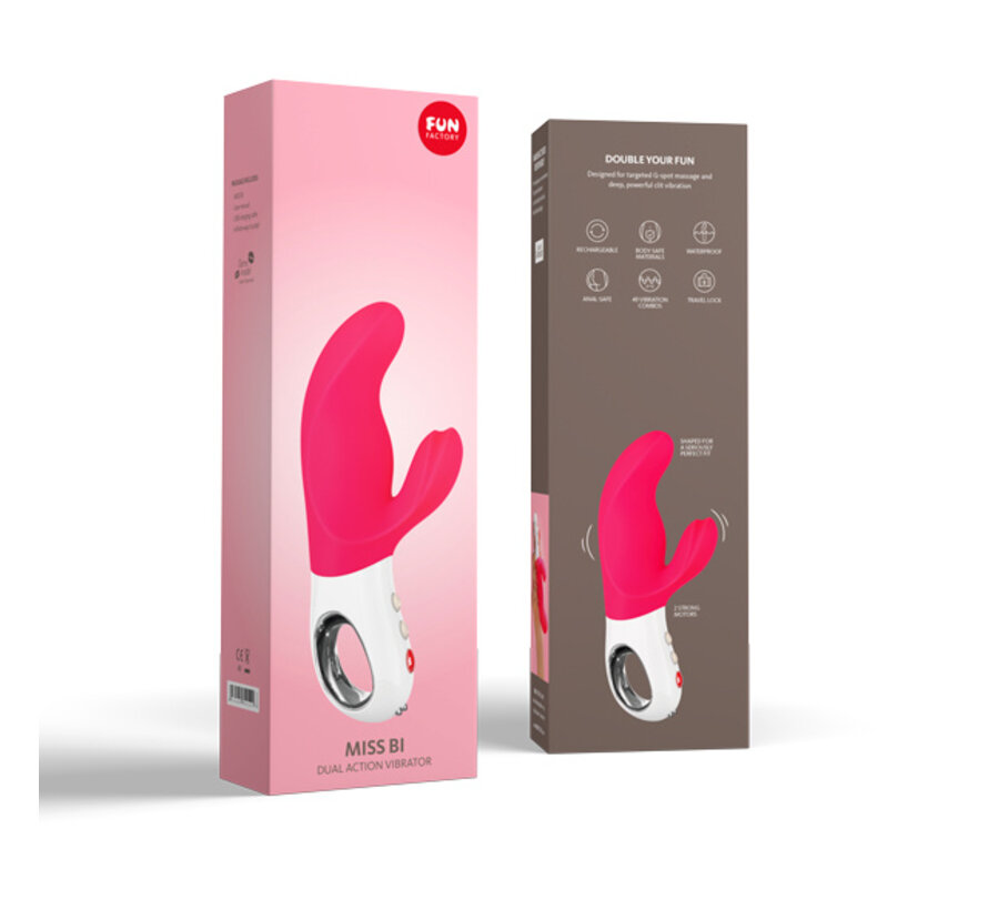 Fun Factory - Miss Bi Dual Vibrator Roze Wit