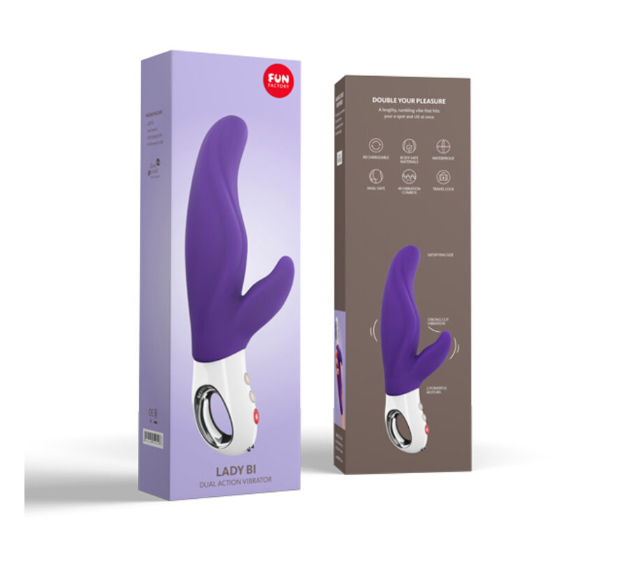 Fun Factory - Lady Bi Dual Vibrator Paars