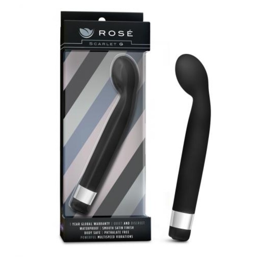 Rose - Scarlet G-spot Vibrator - Zwart