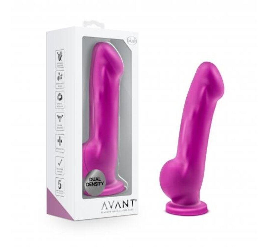 Avant - Ergo Siliconen Dildo Met Zuignap - Violet