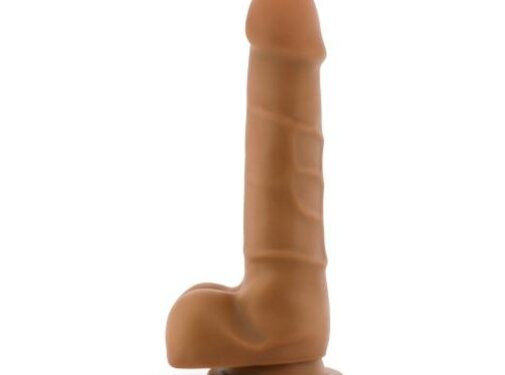 Dr Skin Dr. Skin - Realistische Dildo Met Zuignap 20 cm - Mocha
