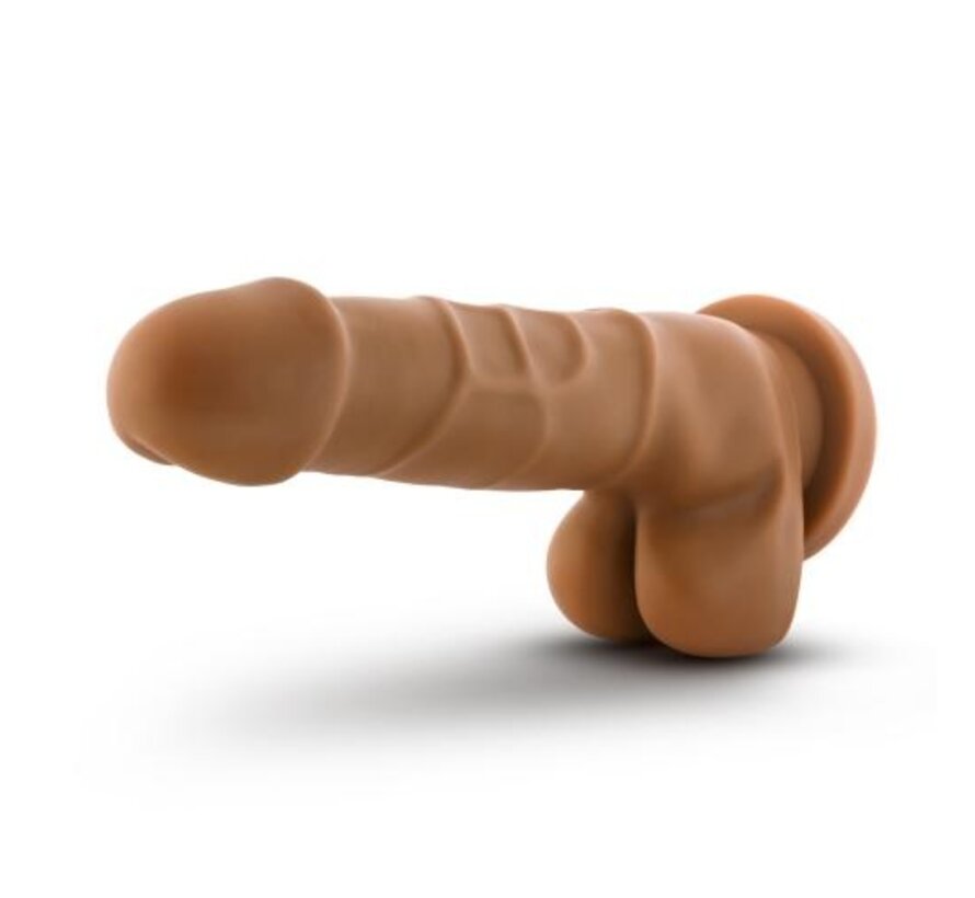 Dr. Skin - Realistische Dildo Met Zuignap 20 cm - Mocha