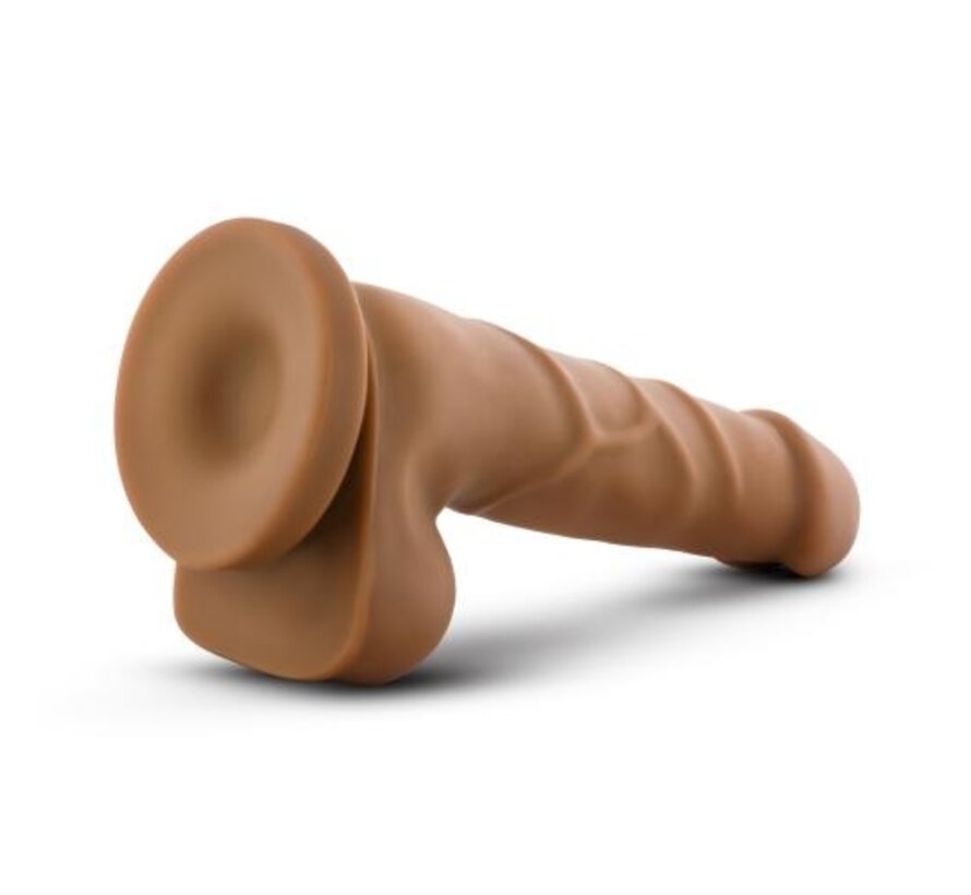 Dr. Skin - Realistische Dildo Met Zuignap 20 cm - Mocha