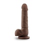 Dr. Skin - Realistische Dildo Met Zuignap 20 cm - Chocolate