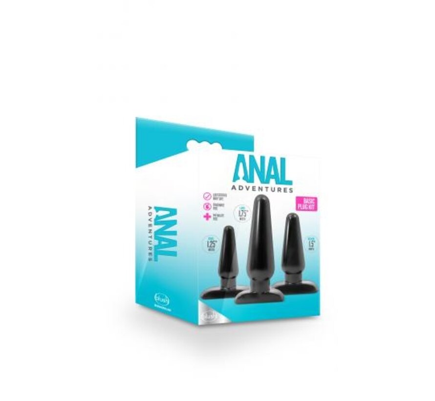 Anal Adventures - Basic Anaal Plug Set