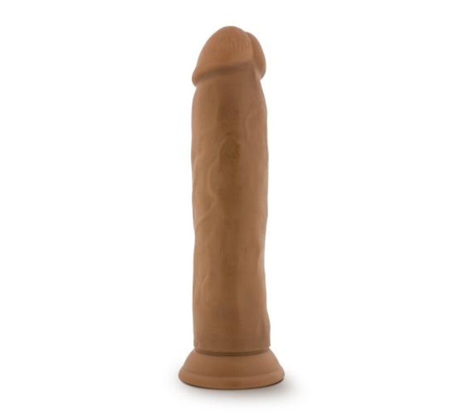 Dr. Skin - Realistische Dildo Met Zuignap 24 cm - Mocha