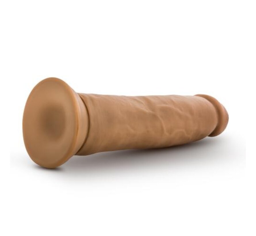 Dr. Skin - Realistische Dildo Met Zuignap 24 cm - Mocha