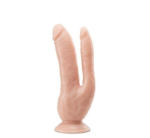 Dr Skin Dr. Skin - Dubbele Dildo 21 cm - Vanilla