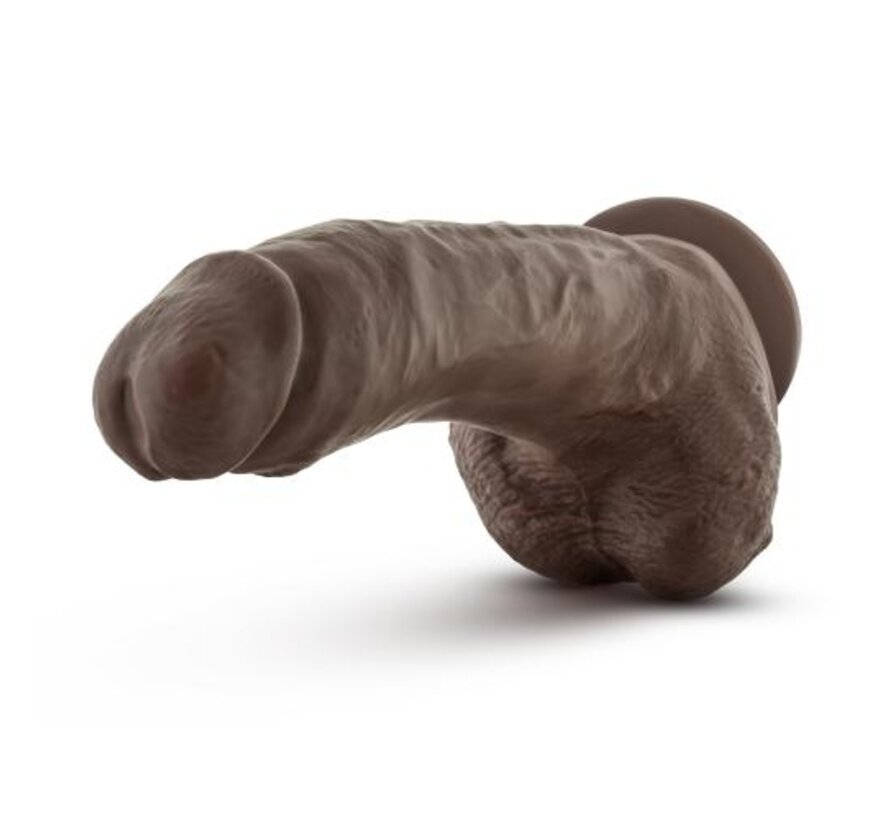 Dr. Skin - Mr. Mayor Dildo Met Zuignap 21 cm - Chocolate