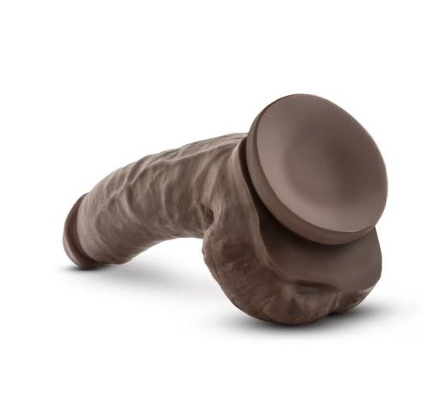 Dr. Skin - Mr. Mayor Dildo Met Zuignap 21 cm - Chocolate