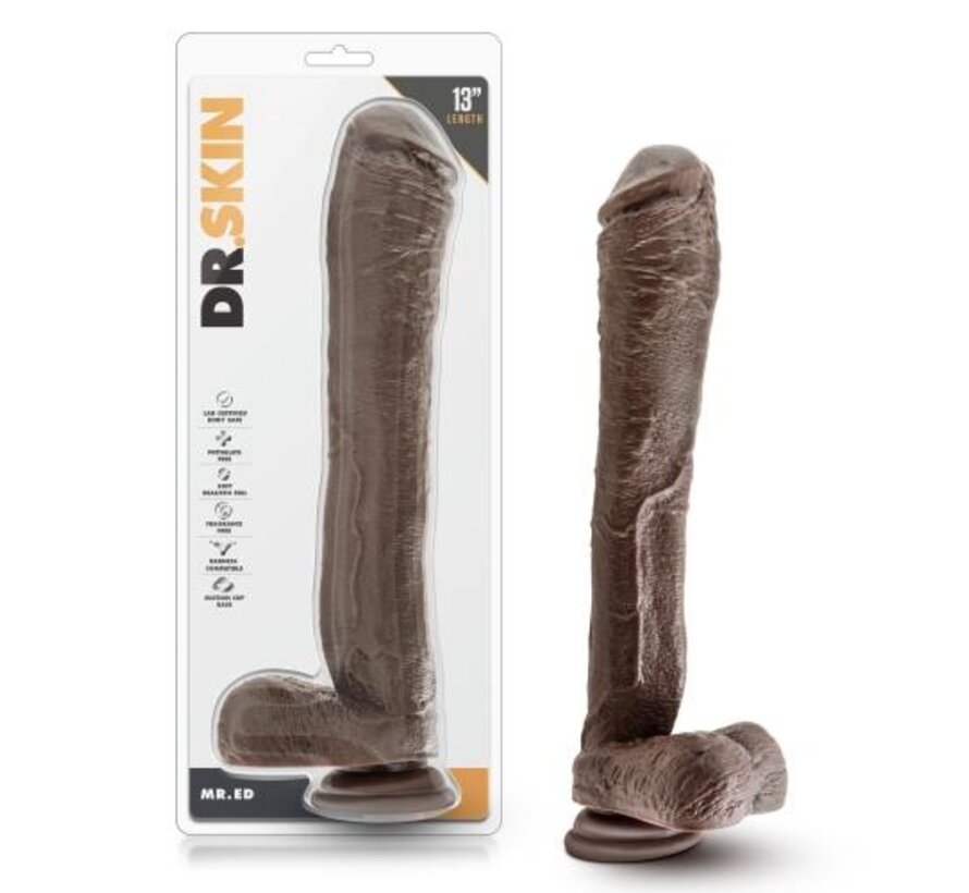 Dr. Skin - Mr. Ed XL Dildo Met Zuignap 33 cm