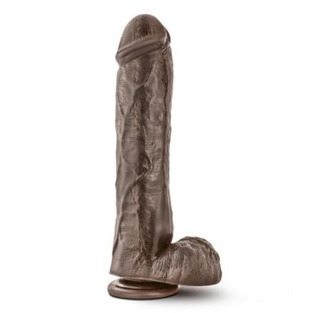 Dr Skin Dr. Skin - Mr. Savage Dildo Met Zuignap 29 cm - Chocolate