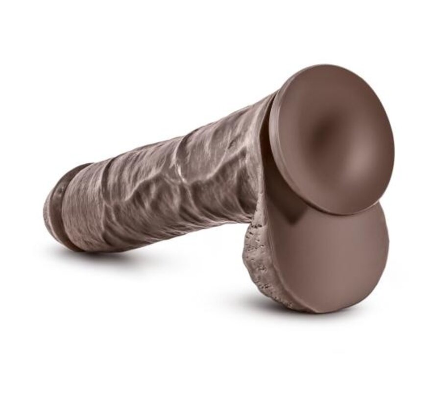 Dr. Skin - Mr. Savage Dildo Met Zuignap 29 cm - Chocolate