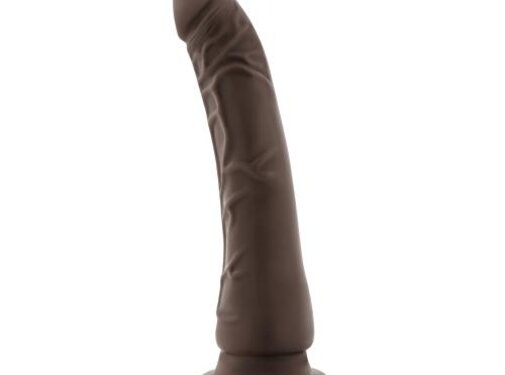 Dr Skin Dr. Skin - Realistische Dildo Met Zuignap 21 cm - Chocolate