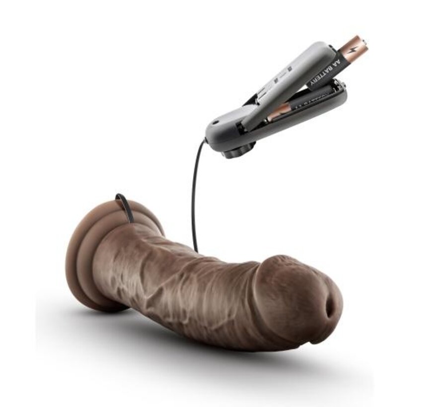 Dr. Skin - Dr. Joe Vibrator Met Zuignap 20 cm - Chocolate