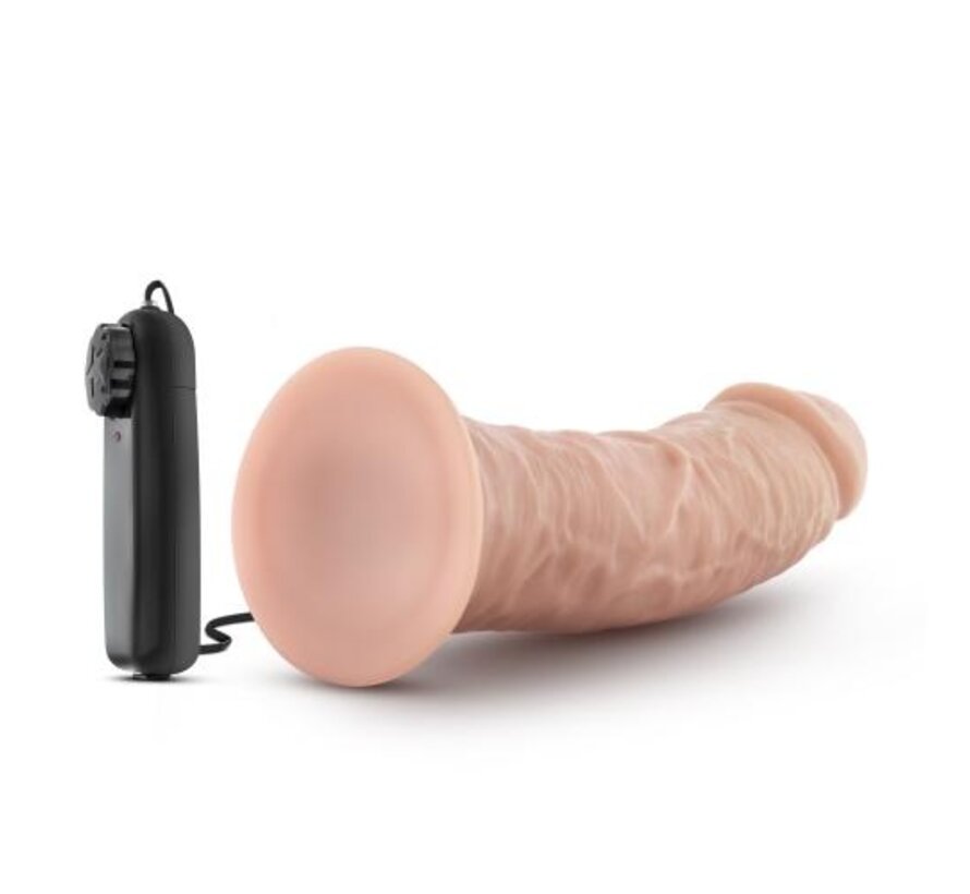 Dr. Skin - Dr. Joe Vibrator Met Zuignap 20 cm - Vanilla