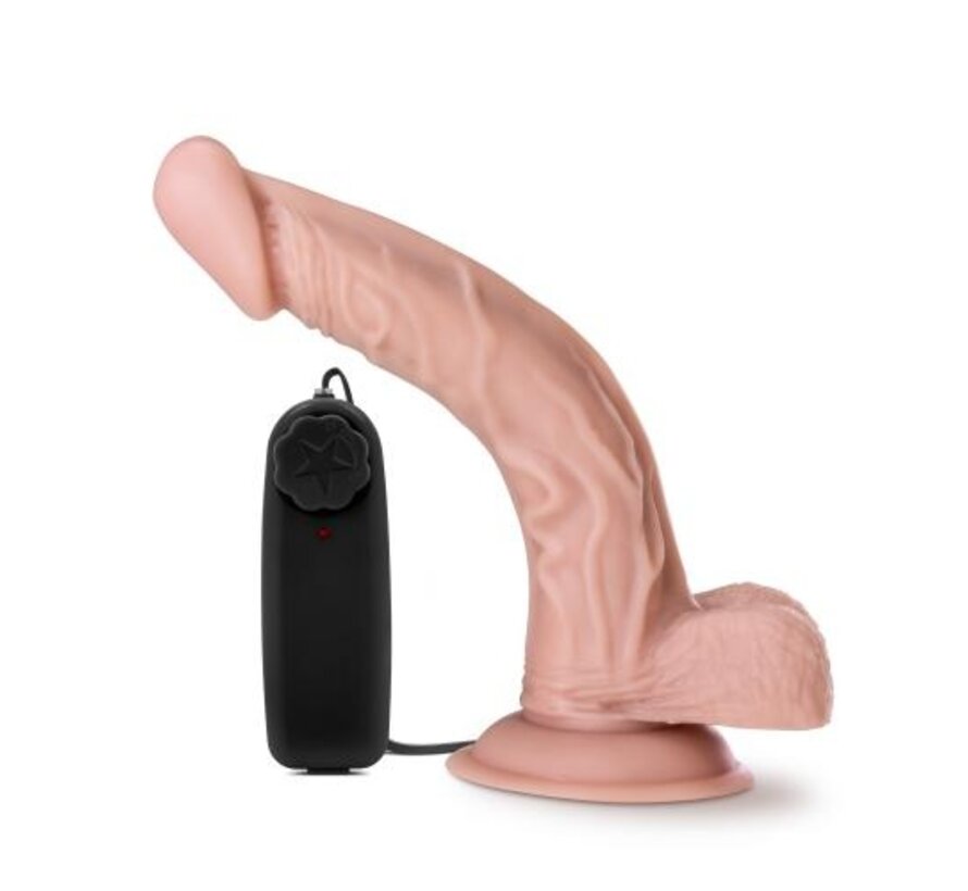 Dr. Skin - Dr. Sean Vibrator Met Zuignap 20 cm - Vanilla