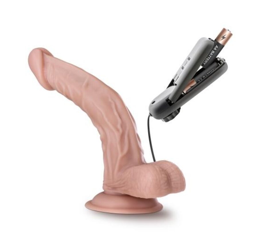 Dr. Skin - Dr. Sean Vibrator Met Zuignap 20 cm - Vanilla