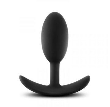 Anal Adventures Anal Adventures Platinum - Vibra Slim Verzwaarde Anaal Plug -Medium