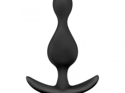 Anal Adventures Anal Adventures Platinum - Wave Anaal Plug - Zwart