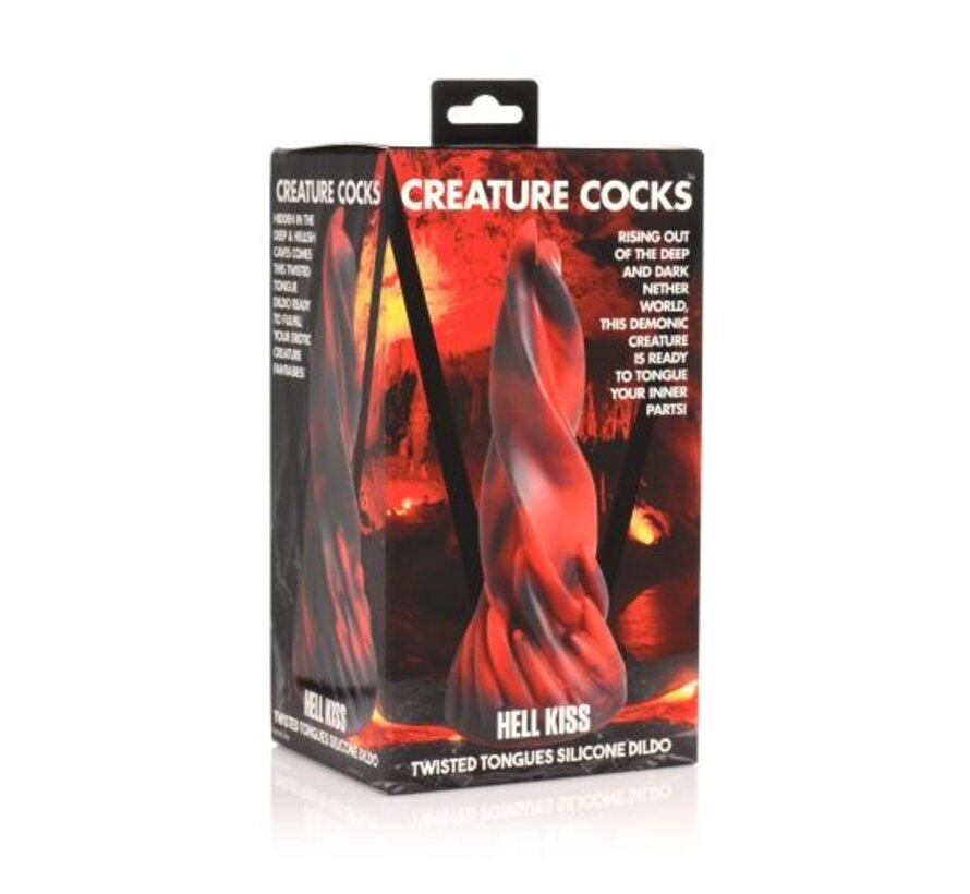 Hell Kiss Twisted Tongues Siliconen Dildo