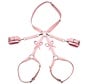 Bondageharnas met strikken XL/2XL - Roze
