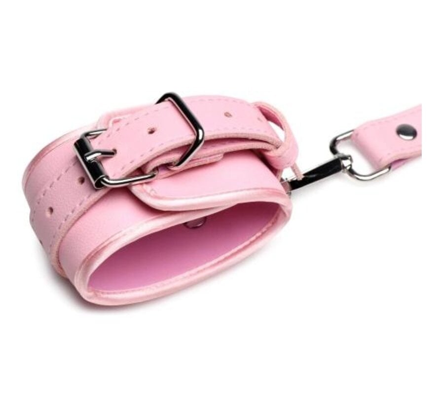 Bondageharnas met strikken XL/2XL - Roze