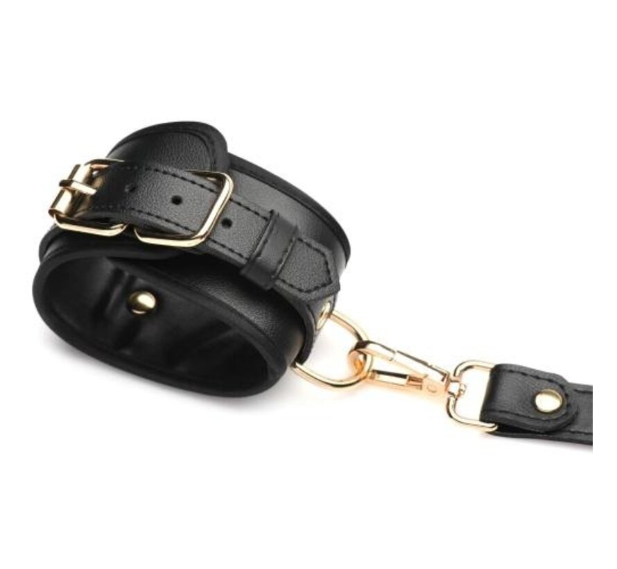 Bondageharnas met strikken XL/2XL - Zwart