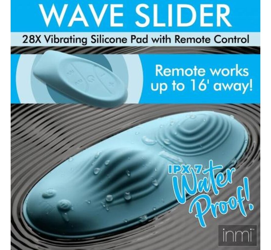 In Wave Slider Vibrerende Pad met Afstandsbediening