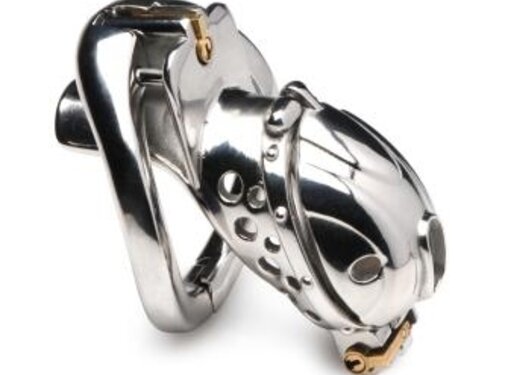 Master Series Entrapment Deluxe Locking Chastity Cage