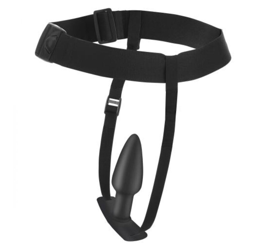 Bum-Tastic Vibrerende Anaal Plug met Harnas & Afstandsbediening