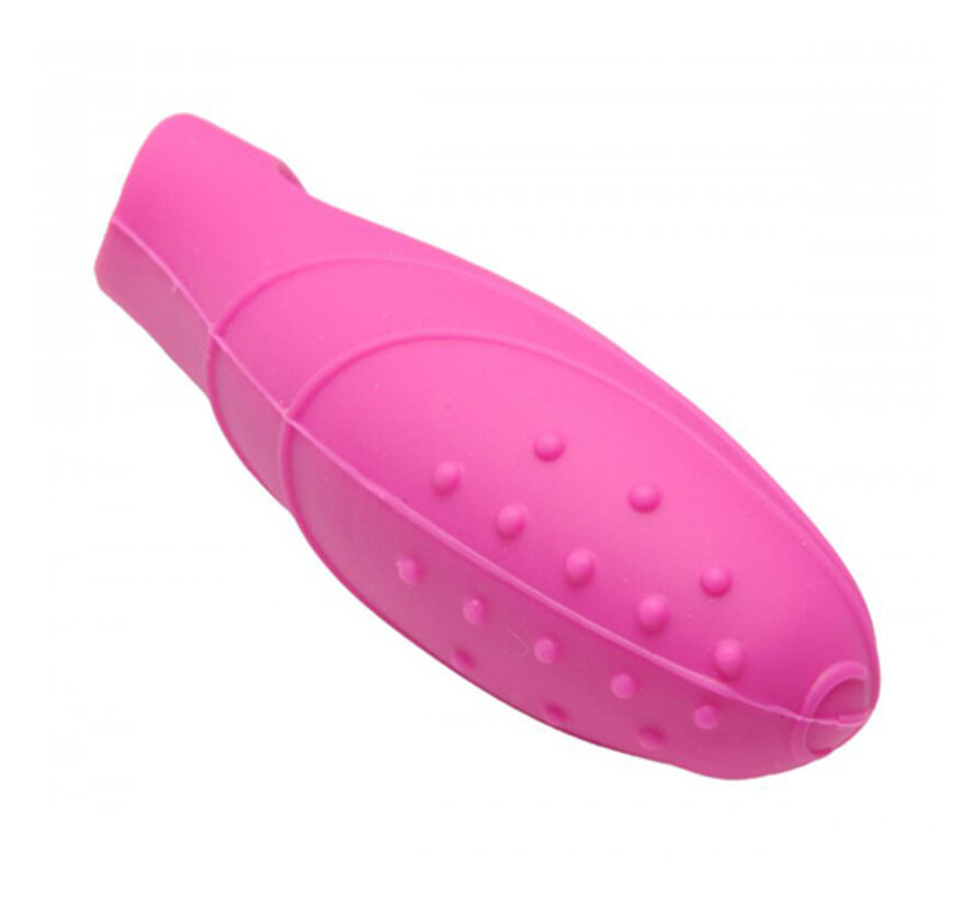 Siliconen G-Spot Vinger Vibrator - Roze