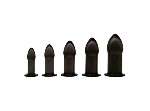 Master Series Anaal trainer set (5 stuks) - zwart
