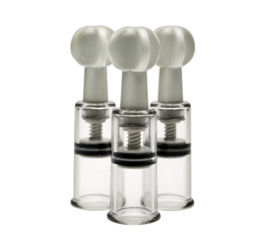 Max Twist Tepels & Clitoris Pompjes - 3 stuks