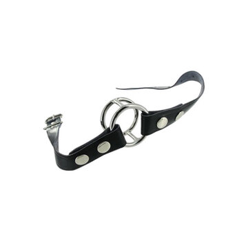 Strict Leather Ball gag met mondring