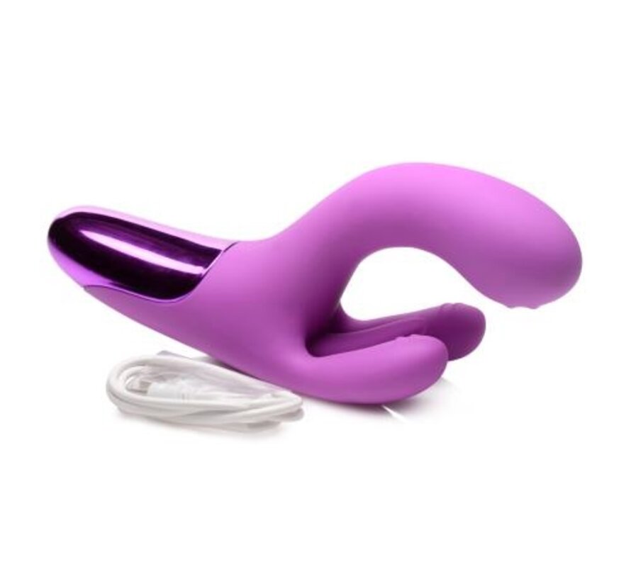 Triple Rabbit Vibrator - Paars