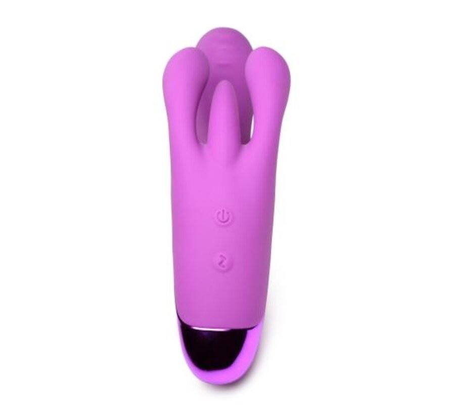 Triple Rabbit Vibrator - Paars