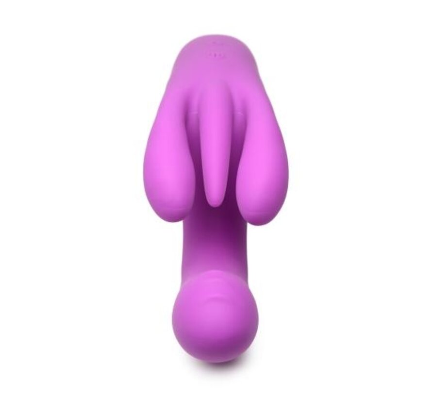 Triple Rabbit Vibrator - Paars