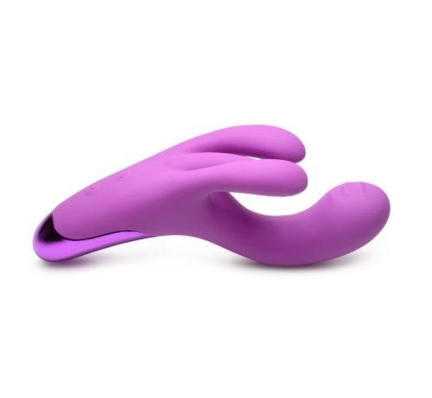 Triple Rabbit Vibrator - Paars