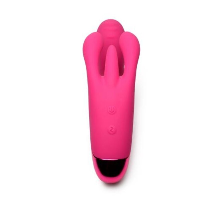 Triple Rabbit Vibrator - Roze