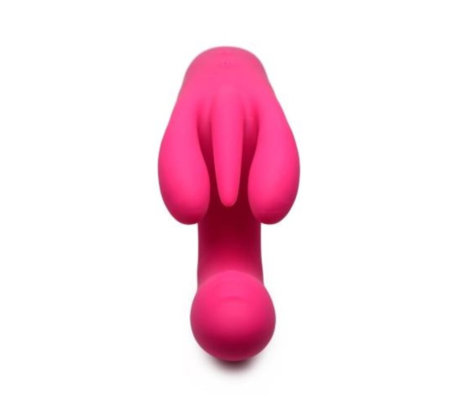 Triple Rabbit Vibrator - Roze