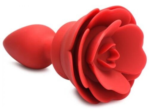Booty Sparks Vibrerende Rose Anaalplug met Afstandsbediening - Small