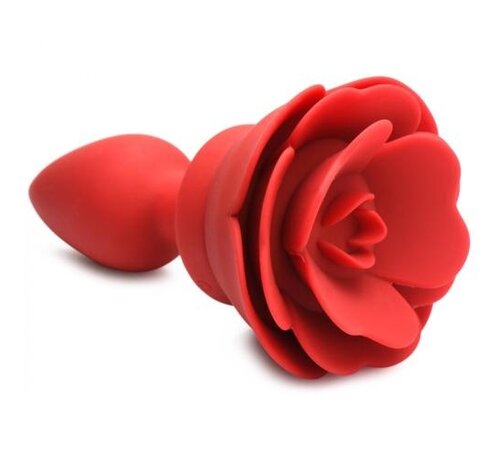 Booty Sparks Vibrerende Rose Anaalplug met Afstandsbediening - Medium