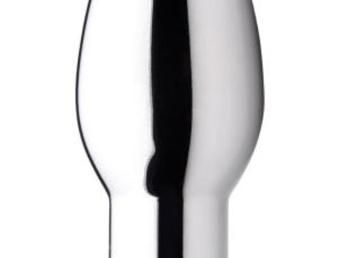 Master Series Chrome Blast Oplaadbare Buttplug Met Afstandsbediening - Klein