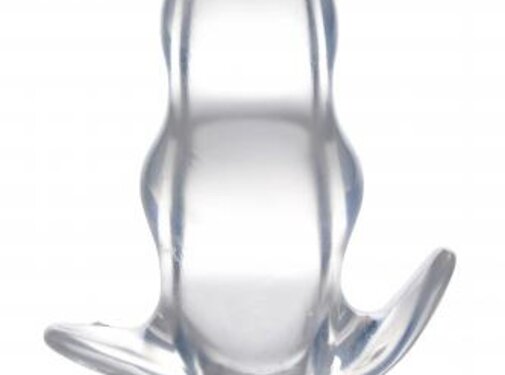 Master Series Clear View Holle Anaalplug - Large