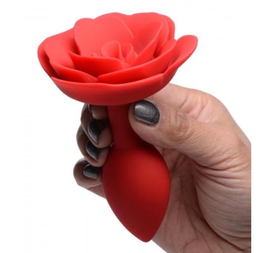 Booty Bloom Rose Siliconen Anaal Plug - Medium