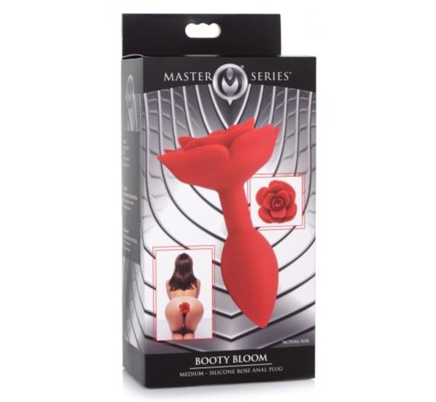 Booty Bloom Rose Siliconen Anaal Plug - Medium