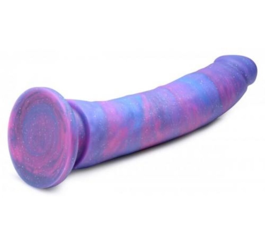 Magic Stick Siliconen Dildo Met Glitters - 24 cm