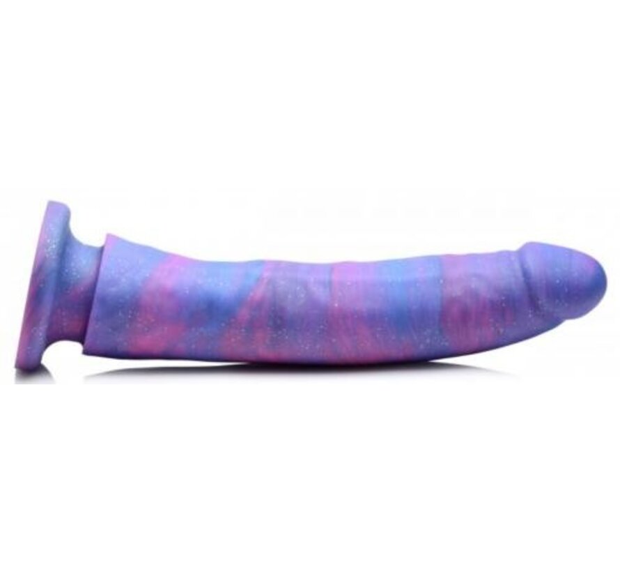Magic Stick Siliconen Dildo Met Glitters - 24 cm